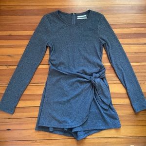 Urban Outfitters Gloria Ribbed Knit Skort Romper Size Medium